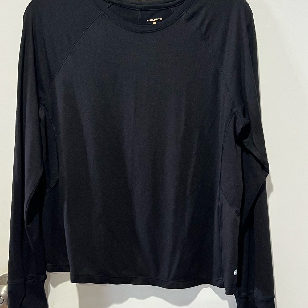 🛍️ Layer8 Active wear Black Long Sleeve Top